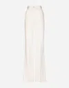 Dolce & Gabbana Flared Drill Pants In White
