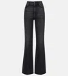 Dolce & Gabbana High-rise Flared Jeans In Black