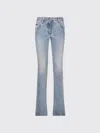 Dolce & Gabbana Logo-patch Low-rise Bootcut Jeans In Blue