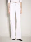 Dolce & Gabbana Capri High-rise Flared Jeans In White