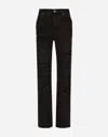 Dolce & Gabbana Flared Jeans With Ripped Details In Multicolor