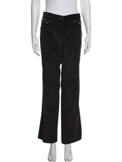 Pre-owned Dolce & Gabbana Flared Pants In Brown