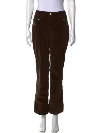 Pre-owned Dolce & Gabbana Flared Pants In Brown