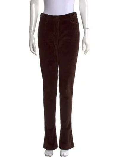 Pre-owned Dolce & Gabbana Flared Pants In Brown