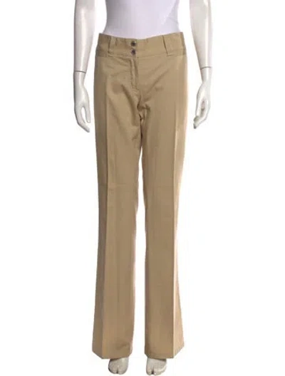 Pre-owned Dolce & Gabbana Flared Pants In Neutral