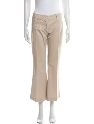 Pre-owned Dolce & Gabbana Flared Pants In Neutral