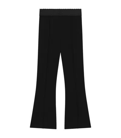 Dolce & Gabbana Kids' Flared Trousers In Black