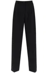 Dolce & Gabbana Two-way Stretch Wool Trousers In Black