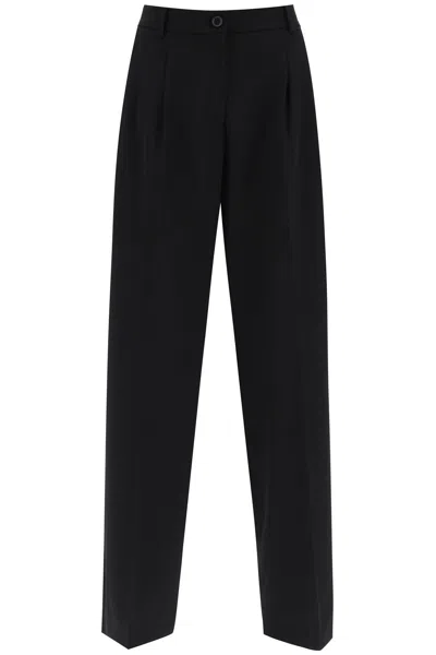 DOLCE & GABBANA FLARED WOOL PANTS