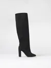 Dolce & Gabbana Chain-embellished Block-heel Boots In Black