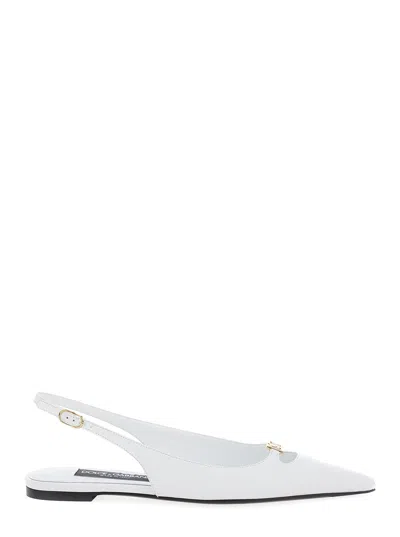 DOLCE & GABBANA FLAT DIG SLING BACKS