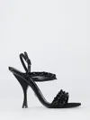 Dolce & Gabbana Women's Embellished Sandals In Black