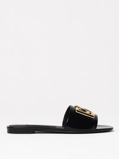DOLCE & GABBANA FLAT SANDALS DOLCE & GABBANA WOMAN COLOR BLACK,G43161002