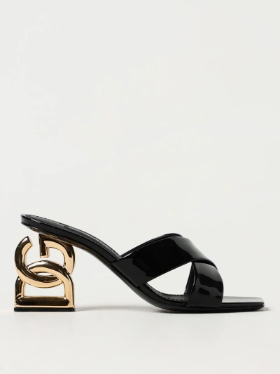 Dolce & Gabbana Flat Sandals  Woman Color Black