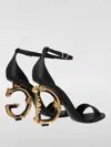 DOLCE & GABBANA HEELED SANDALS DOLCE & GABBANA WOMAN COLOR BLACK,G00893002