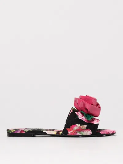 DOLCE & GABBANA FLAT SANDALS DOLCE & GABBANA WOMAN COLOR PINK,G67379010