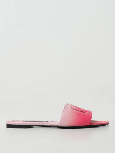 Dolce & Gabbana Flat Sandals  Woman Color Pink