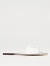 Dolce & Gabbana Slides With Dg Millennials Logo In White