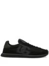 Dolce & Gabbana Low Top Sneakers Featuring Suede Accents In Black