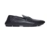 Dolce & Gabbana Leather Loafers With Round Toe And Textured Finish