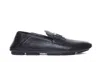 Dolce & Gabbana Leather Loafers With Round Toe And Textured Finish