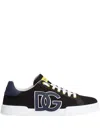 Dolce & Gabbana Logoed Sneakers In Black