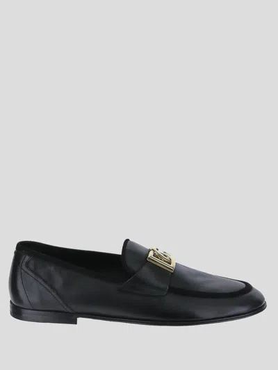 Dolce & Gabbana Flat Shoes In Black