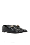 Dolce & Gabbana Ariosto Leather Loafers In Black
