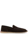 Dolce & Gabbana Suede Loafers In Brown
