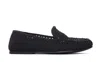 Dolce & Gabbana Crochet Slippers In Black