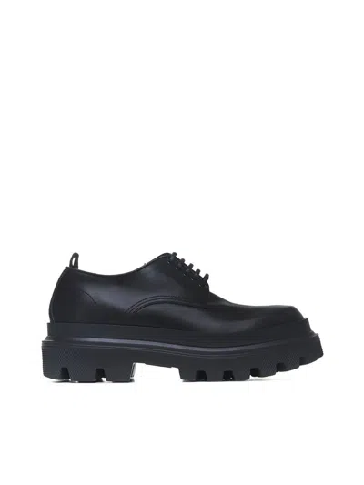 Dolce & Gabbana Man Lace-up Shoes Black Size 9.5 Soft Leather