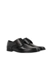 Dolce & Gabbana Elegant Black Leather Derby Formal Shoes In Black