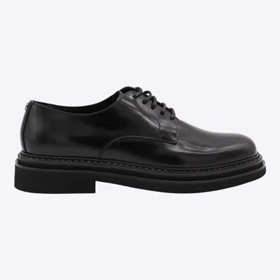 DOLCE & GABBANA FLAT SHOES BLACKS AND GREYS