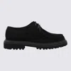 Dolce & Gabbana Polished Derby Shoes In Calf Leather In Black