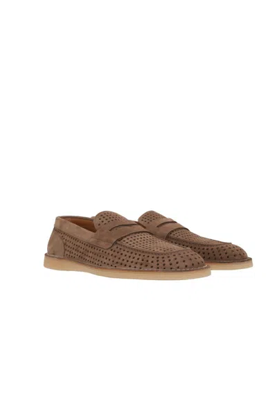 Dolce & Gabbana Flat Shoes In Brown