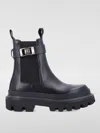 Dolce & Gabbana Military Style Chunky Sole Ankle Boot In Schwarz