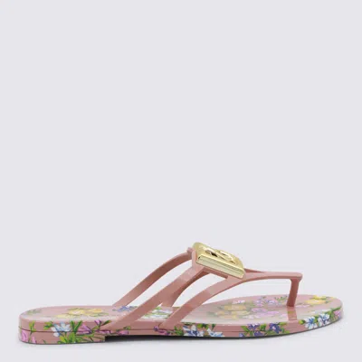Dolce & Gabbana Flat Shoes Fiorellini F.rosa In Pink