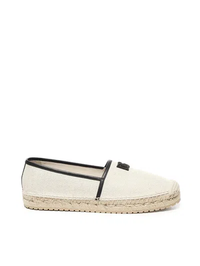 Dolce & Gabbana Salt&pepper And Nappa Espadrilles In Multi