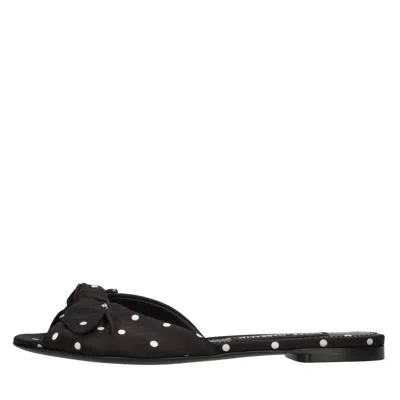 Dolce & Gabbana Flat Shoes In Black