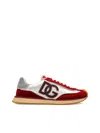 Dolce & Gabbana Sneaker Bassa Dragon+crosta+vi Bianco/bianco Sneakers Bordeaux In Multi