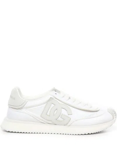 Dolce & Gabbana Flat Shoes In White