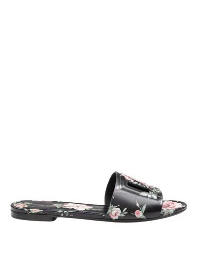 Dolce & Gabbana Flat Slipper In Pink