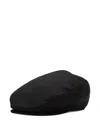 Dolce & Gabbana Shetland Flat Cap Accessories In Black
