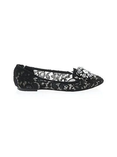 Pre-owned Dolce & Gabbana Flats In Black
