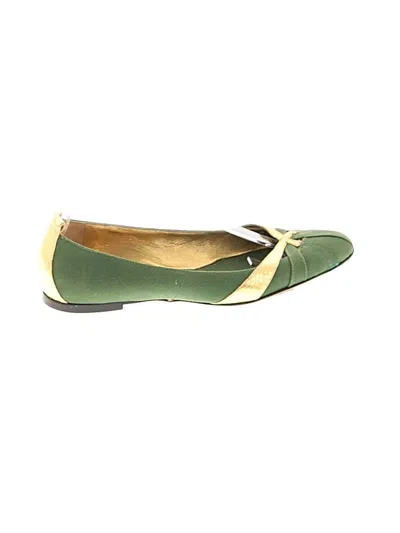 Pre-owned Dolce & Gabbana Flats In Green