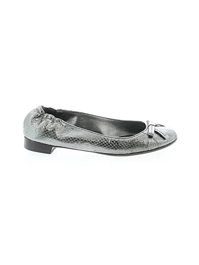 Pre-owned Dolce & Gabbana Flats In Silver