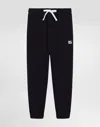 Dolce & Gabbana Fleece Jogging Pants With Dg Logo In Blue