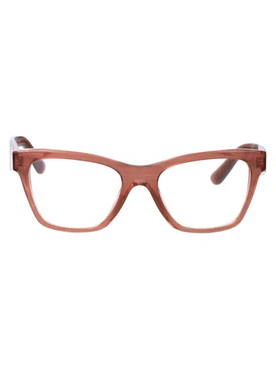 Dolce & Gabbana Fleur Caramel Acetate Optical Glasses