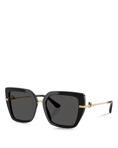 DOLCE & GABBANA FLIP BUTTERFLY SUNGLASSES, 53MM