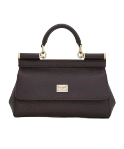 Dolce & Gabbana Flip Shoulder Bag In Black